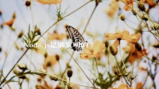 Node.js是谁发明的?